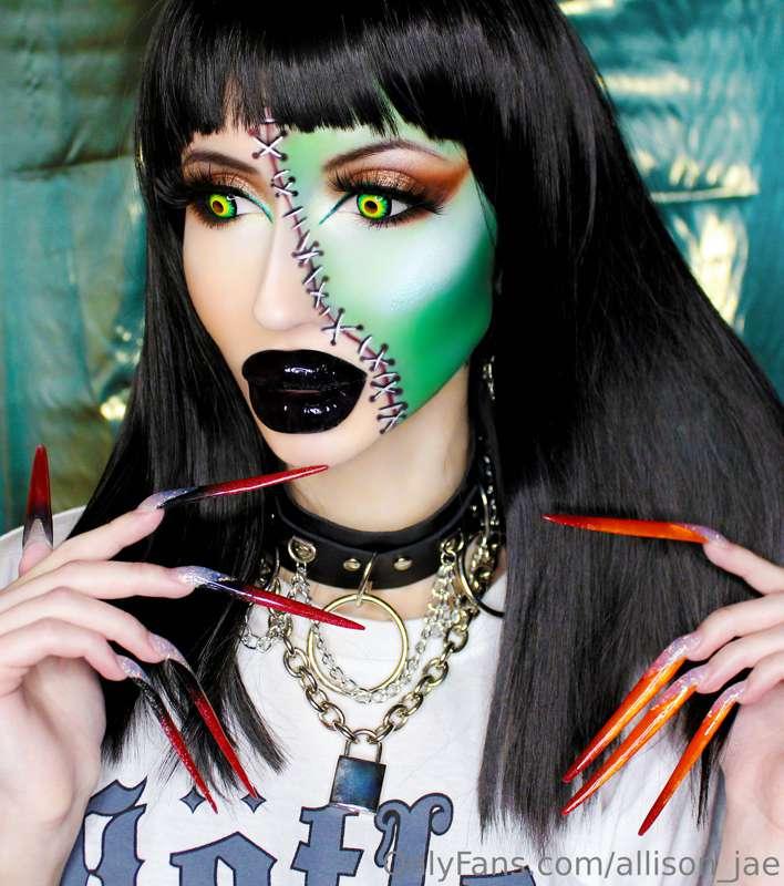 🎃🕯👻frankenstein girl💚👻🎃🧟‍♀️