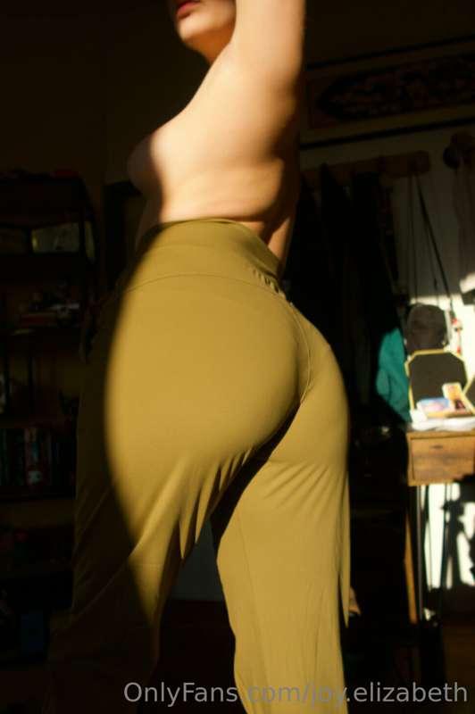 Wanna stare at my ass while I do yoga?🧘🏻‍♀️