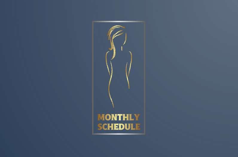 New monthly schedule  release this weekend ￼