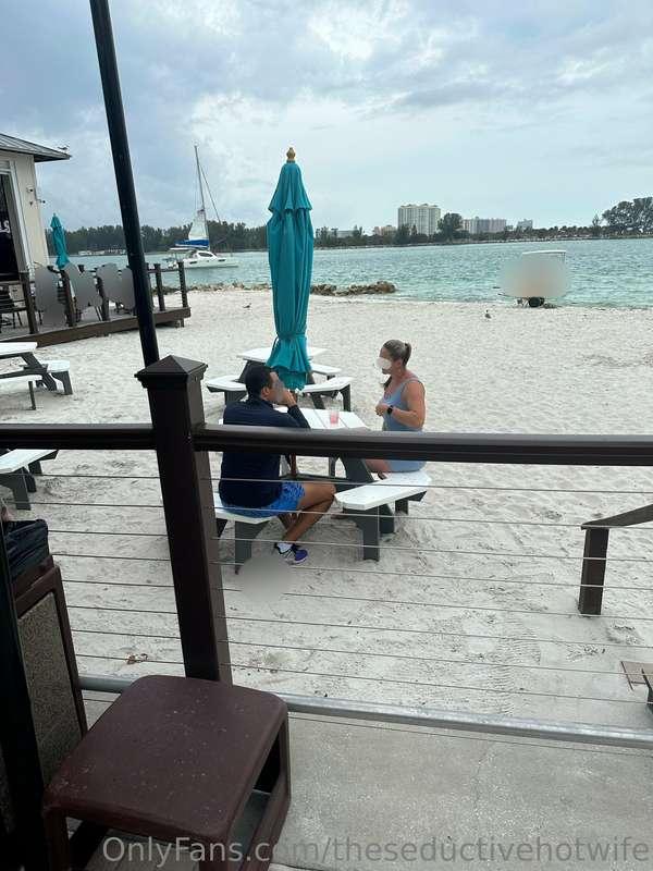 Hubby snapped this pic of me when I was talking to this you ..