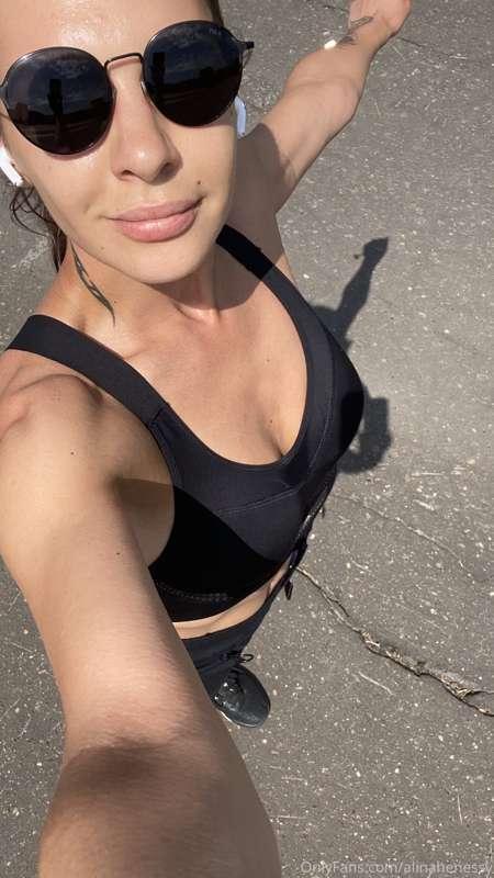 Active start of the week 😉Wanna sunbathe naked?