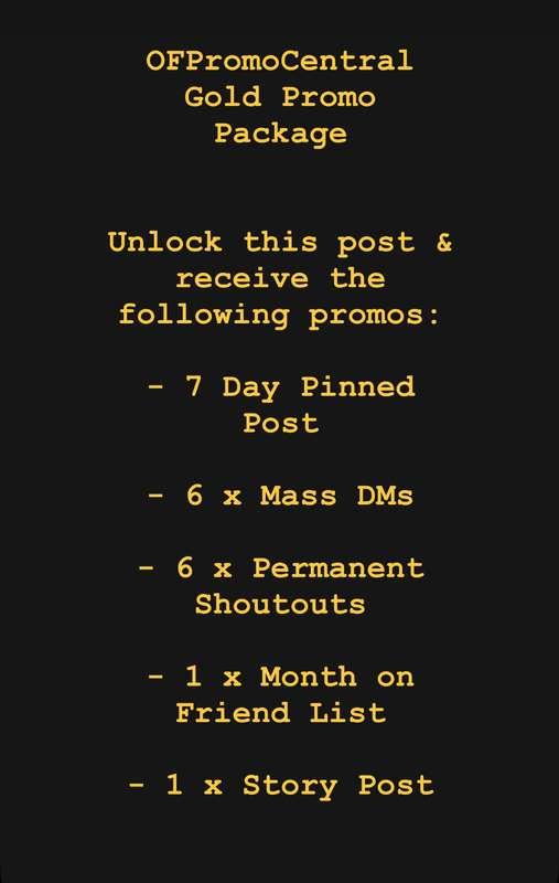 OFPromoCentral Gold Promo Package! ⚱️ ⬇️❗️ A high-end packag..