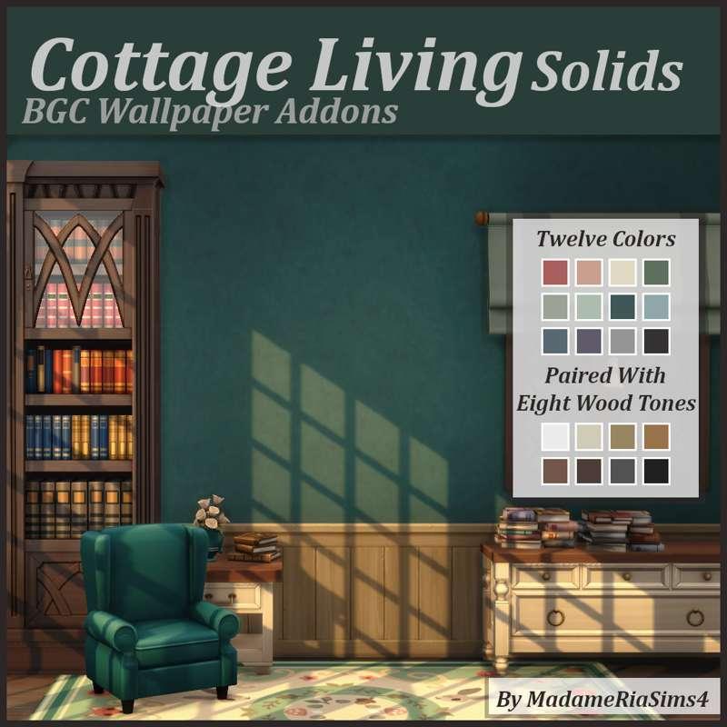 Cottage Living Solid Wallpaper Addons (BGC)