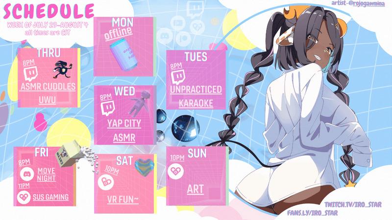 ❣️spicy stream here on Friday,Saturday and Sunday for followers ❣️

I'll also be streaming on Twitch if you want to stop by for some cozy vibes https://twitch.tv/iro_star__

https://www.lovense.com/wish-list/abpx
If you buy something from my wish list you can be the first to use it on me! while I record a custom audio just for you✨

If you're looking to buy a Lovense sex toy use my affiliate link maybe we can play together some time~ https://www.lovense.com/r/d5akr7

ALL LINKS ~ https://linktr.ee/iro_star

~#fyp #stream #cowgirl #monstergirl #idol  #vtuber #lewdtuber #hentai #vtuber #vr #anime #roleplay #ebony #booba #tits #tiddies #anime #3d  #egirl #uwu #model #porn #pornstar #erp #waifu #hentai #thick #thicc #ecchi~