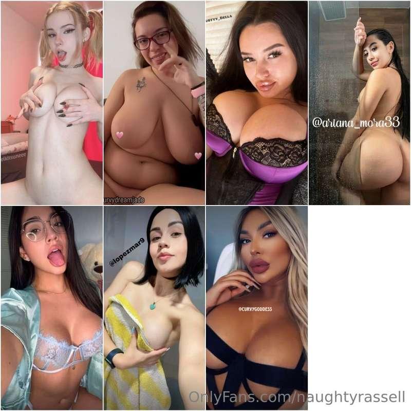 💖👑 @meikitsuneee 👑💖🌻🐰 @CURVYDREAMJADE 💗🌻😈🍈 @BUSTYY_BELLA 🍈😈💗..