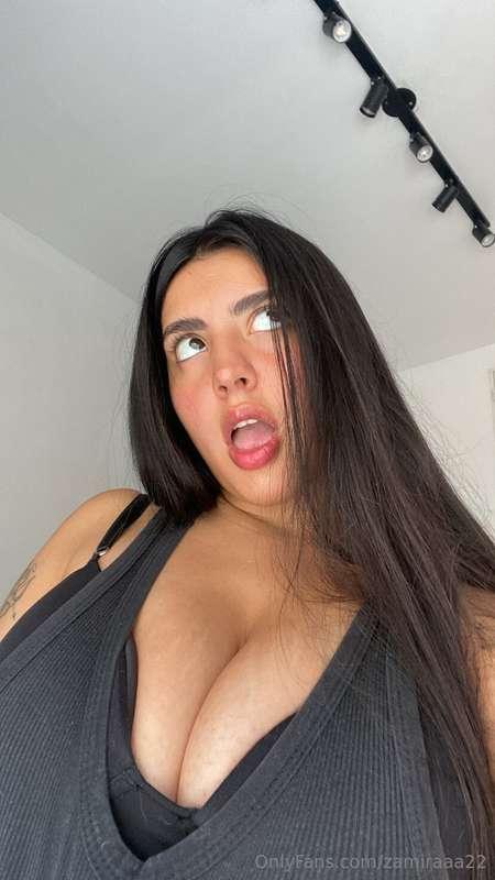 As amazing as my boobs look from that angle right?🤭