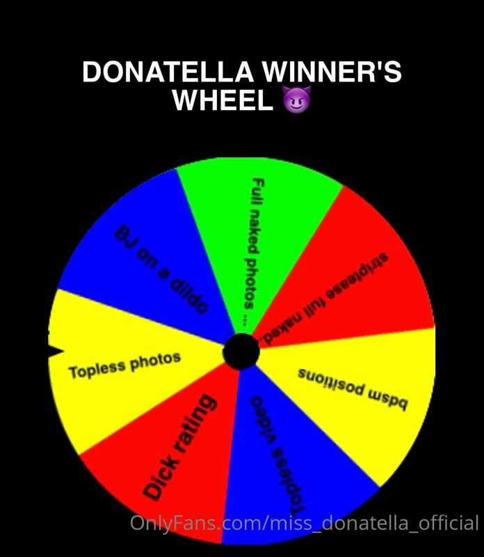 My first winners wheel ☸️
Tip $7 and spin the wheel by click..