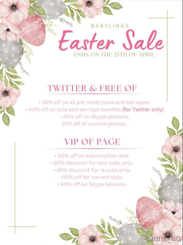 - REMINDER -todays the last day of my Easter Sale, will be e..