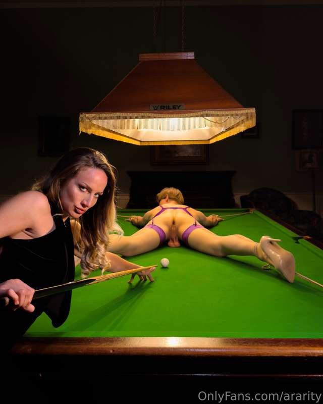 Her games always start with a break shot 🪩🪩