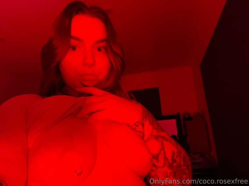 Red lights make everything sexier 😛
Do you like nipple pierc..