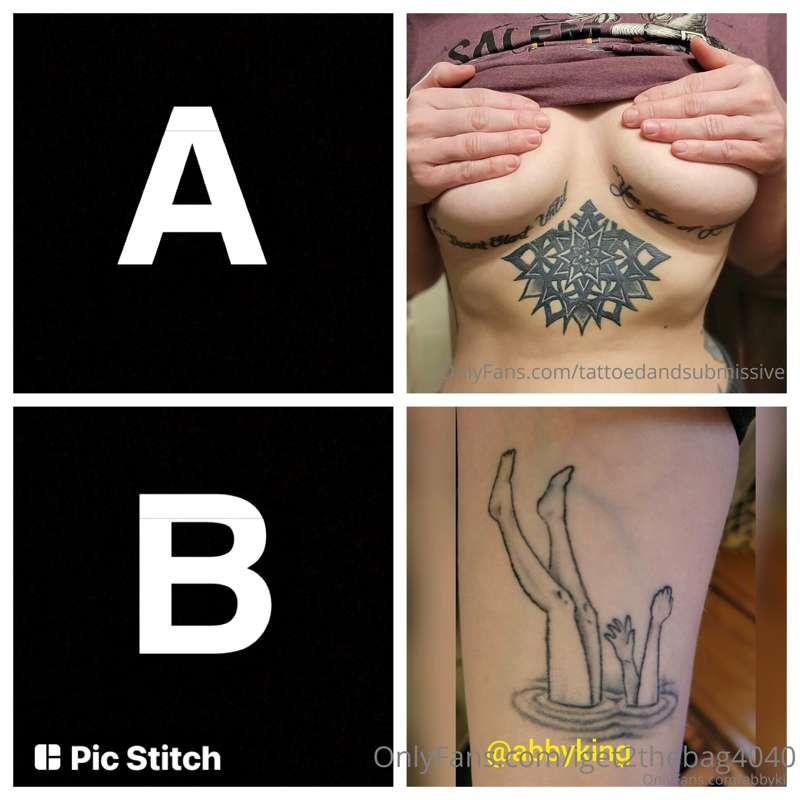 2nd RD of BEST TATTOO CONTEST!!! Vote for BEST TATTOO!! 🏆🏆🏆🏆..