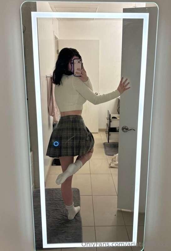 Cute girls in mini skirts make you weak 