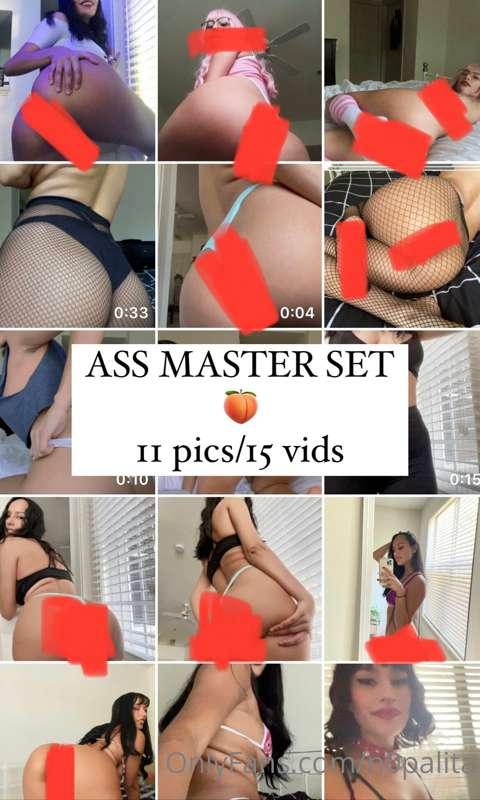 ASS MASTER SET 🍑

it’s horny hours my dudes & I have blessed..