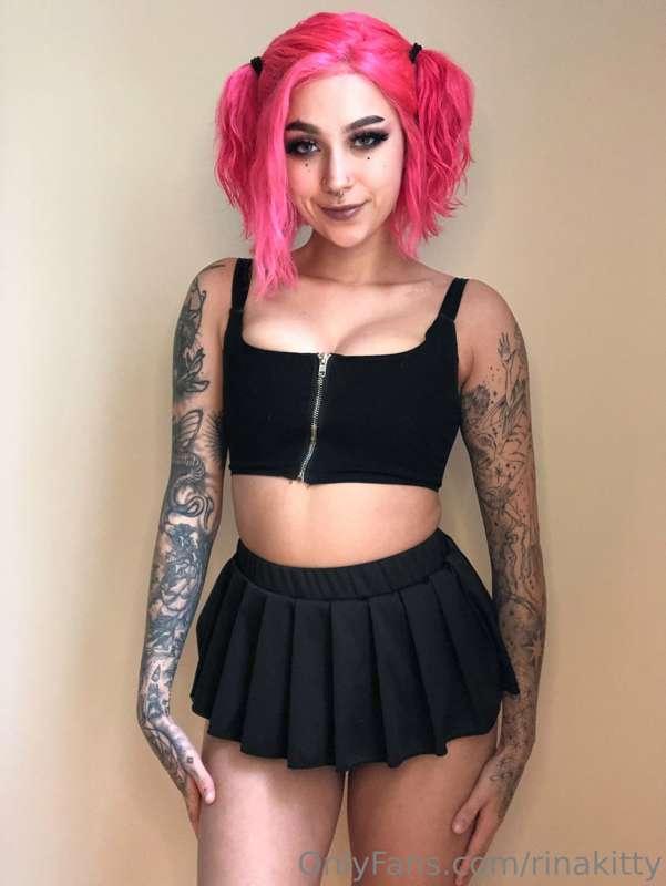 You look like you could use a bit of pink haired Rina in you..