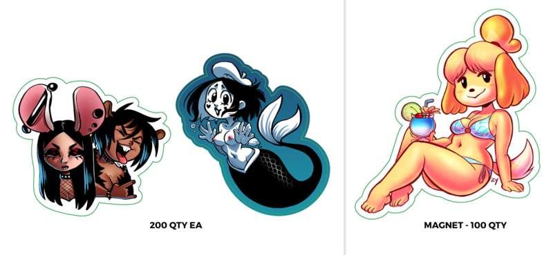Sticker Club Designs + New Merch Preview