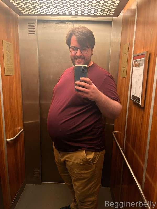 Away with work in a hotel and I’m pretty sure lifts feel sma..
