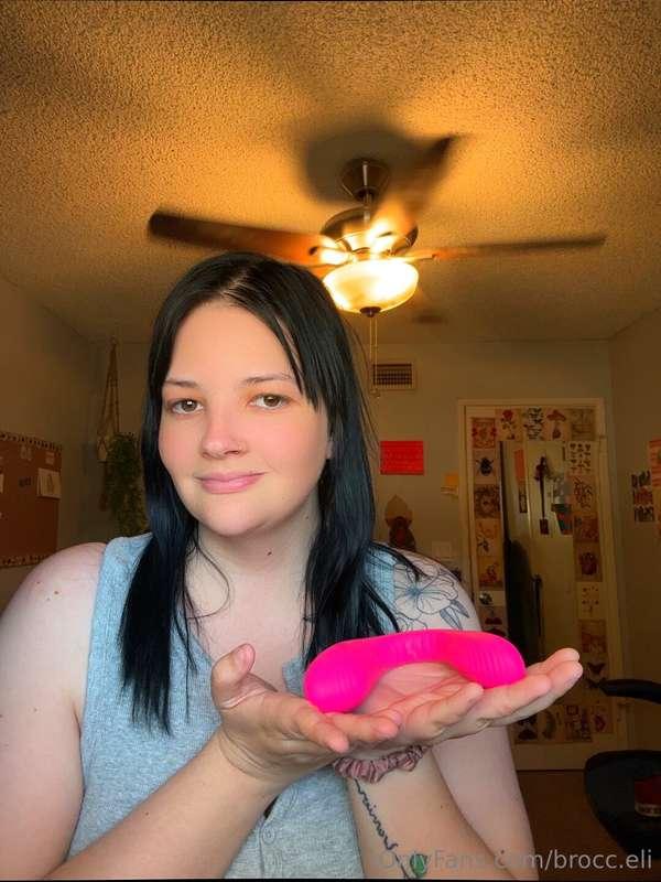 Holding my new toy like men in dating profiles hold a fish 🥰