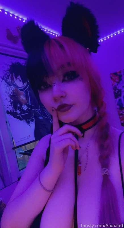 My new collar is here!! i think it’s so so cute combined with my cute little fluffy ears 😊💕 I’m sure you’ll think it’s cute too 😘 Thanks for all the support i’ve had from you guys on here, inspires me to keep going 😇