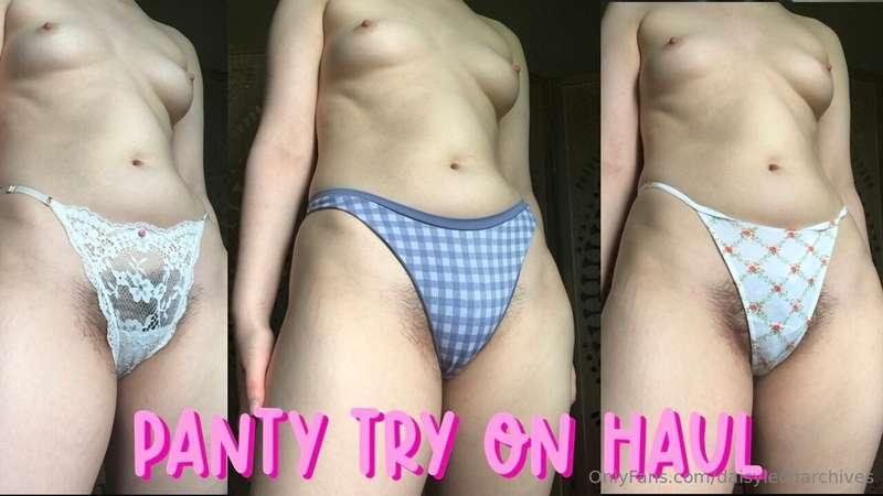 panty try on haul, which pair was your favorite? 