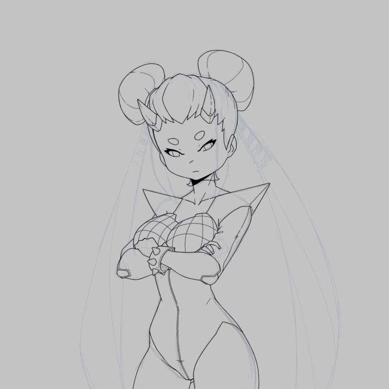 Animation WIP for new OC.