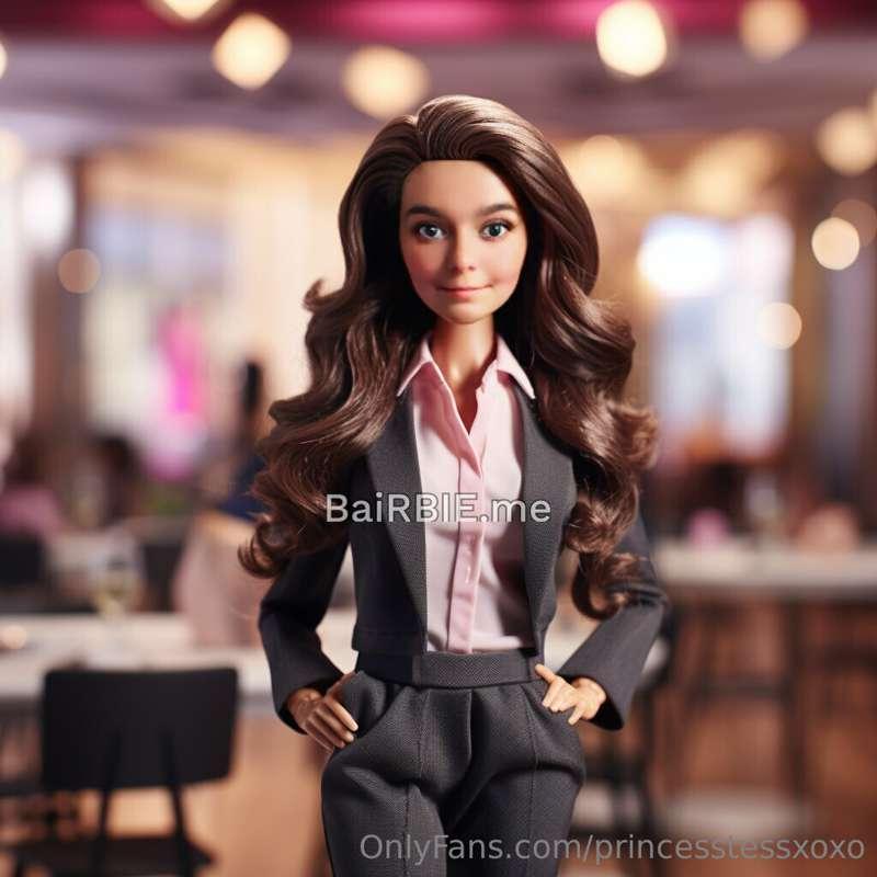 I did the making myself into a barbie thing 🥰🤣