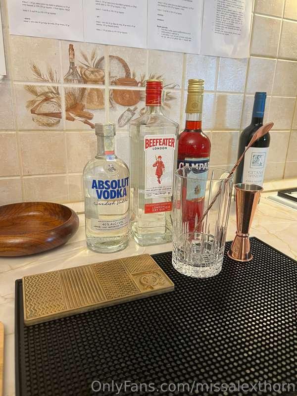 Also look how cute our little station is for the teams drink..