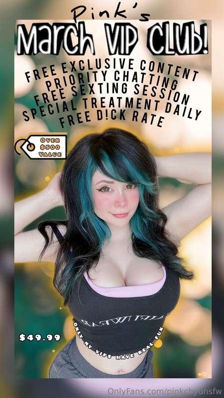 𝓝𝓮𝔀 𝓔𝔁𝓬𝓵𝓾𝓼𝓲𝓿𝓮 𝓥𝓘𝓟 𝓒𝓵𝓾𝓫!
♣♧·:*¨༺☘︎༻¨*:·♧♣

Join my naughty ne..