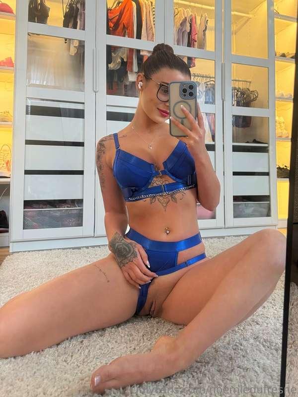 Comment me trouve tu en bleu ? 👀💙