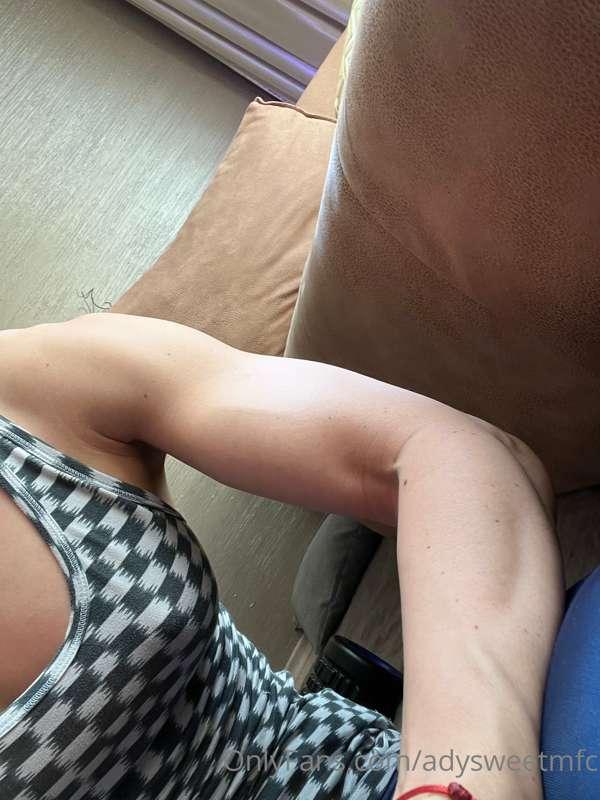 I’m seeing some veins..after doing yoga. 😳