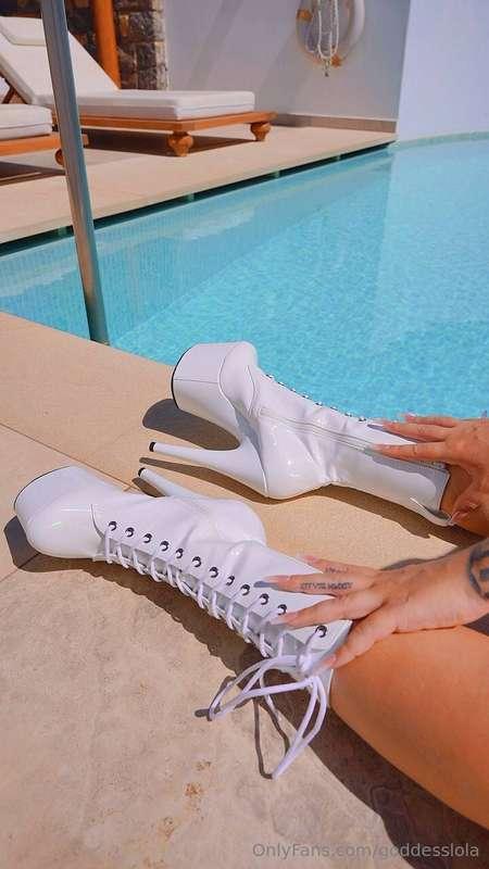 Beg to clean my boots, then maybe I’ll let you kiss my foot