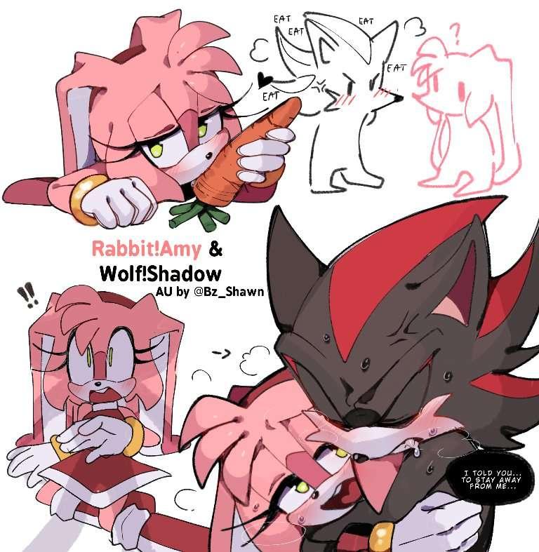 Rabbit!Amy & Wolf!Shadow AU part 1