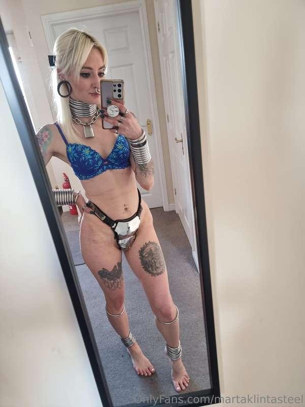 Just me and my Carrara chastity belt- ready for adventures w..