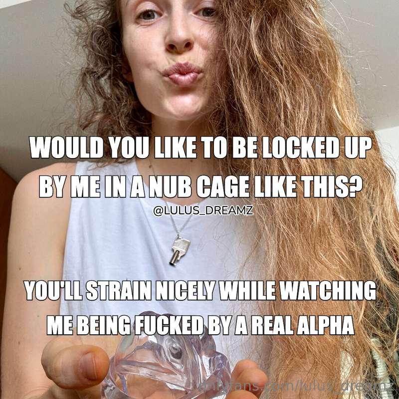 You will enjoy seeing me having pleasure through a real cock..