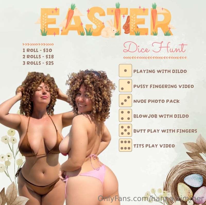 Happy Easter, my naughty little bunnies! 🐇🫦Mommy’s got a spe..