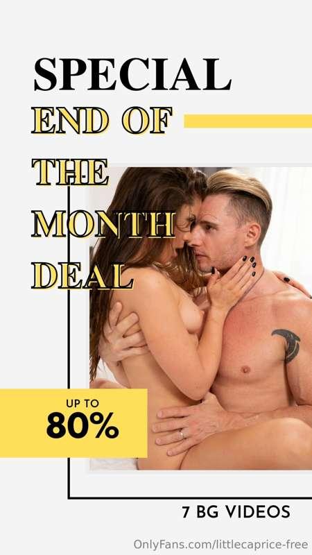 𝐒𝐏𝐄𝐂𝐈𝐀𝐋 𝐄𝐍𝐃 𝐎𝐅 𝐓𝐇𝐄 𝐌𝐎𝐍𝐓𝐇 𝐃𝐄𝐀𝐋😈 Get my most SPICY and HARD se..