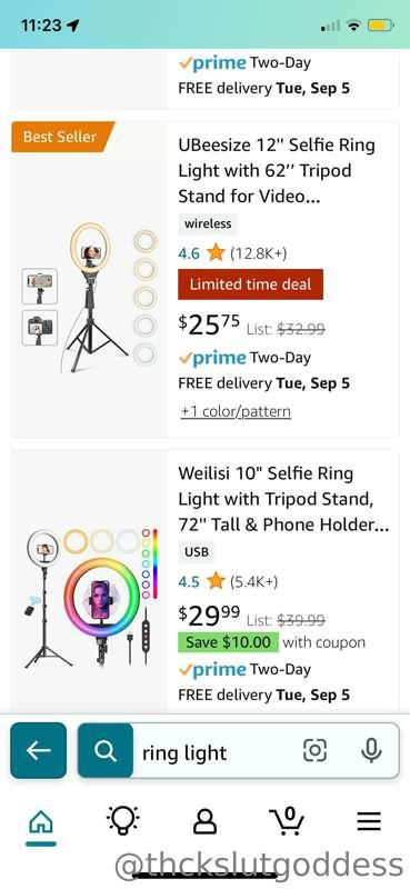So I wanna make more vids for y’all but my old ring light br..