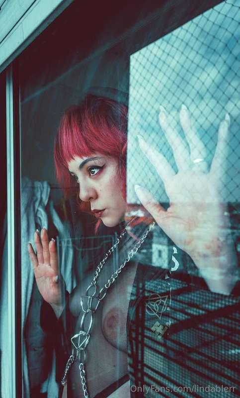 Posing in an artsy bohemian way for you