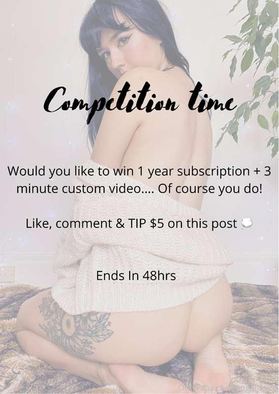 *COMPETITION CLOSED*
I don’t normally do these but this seem..