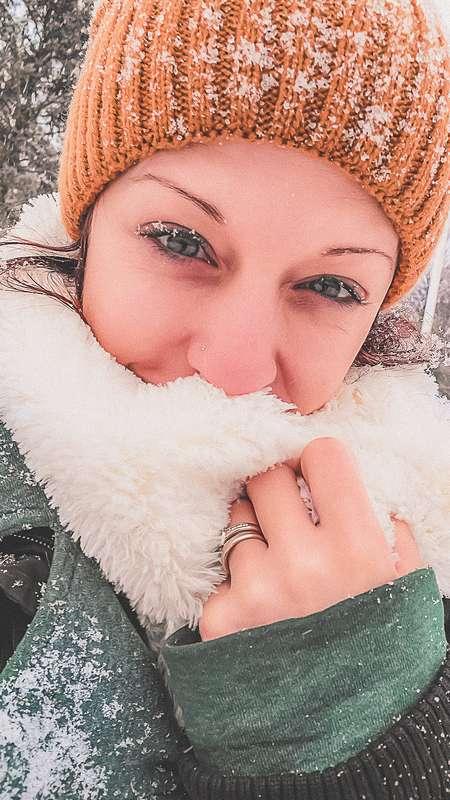 Snowy eyelashes ❄️