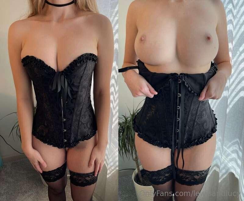 Looking for new lingerie suggestions... the corset and choke..