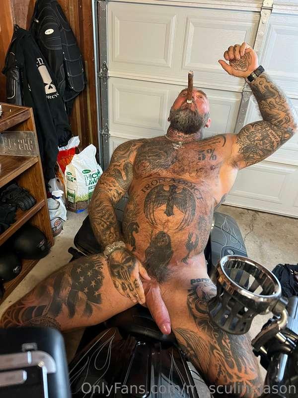 Ride me and my Harley at the same time?