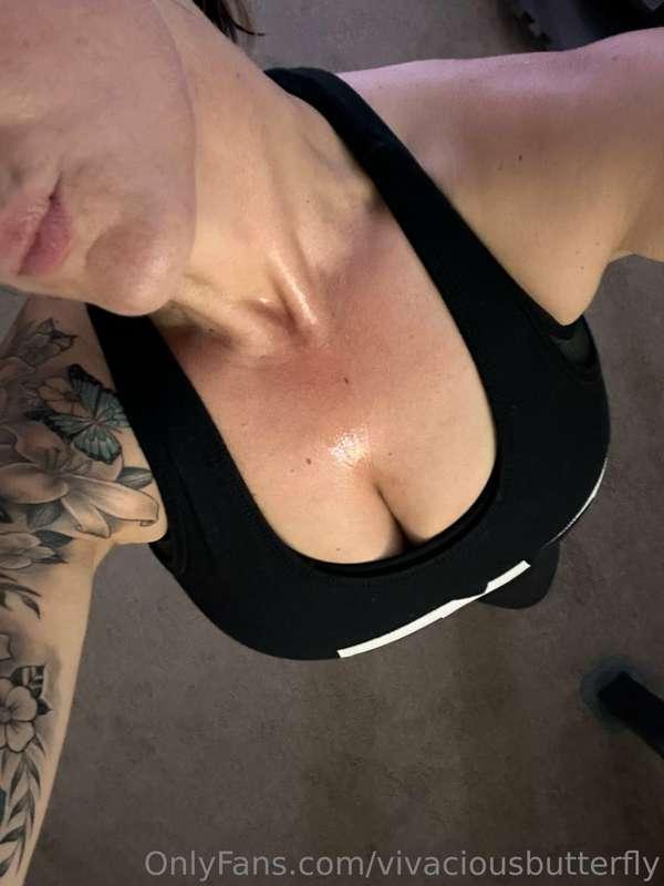 Got the good sweat on!