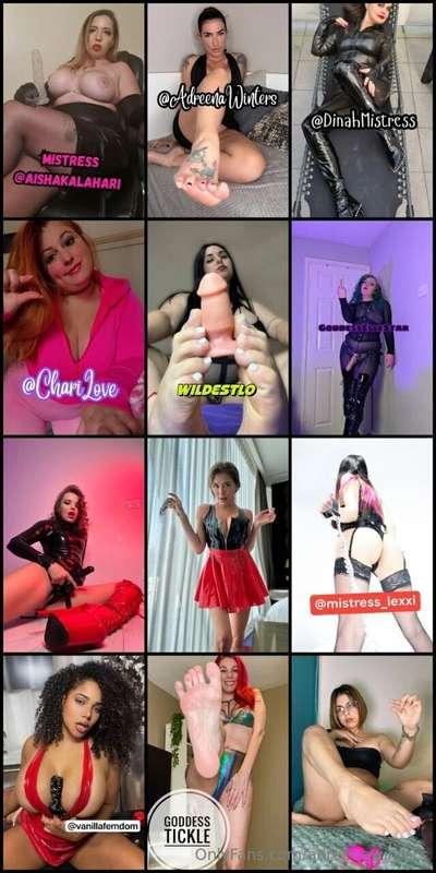 😈 SUBMIT & SERVE THE TOP FEMDOM QUEENS NOW! 😈 24h@AishaKalah..