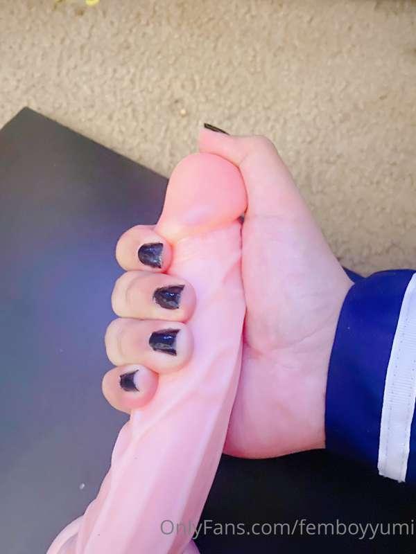 Imagine my soft hands touching that big hard throbbing cock ..