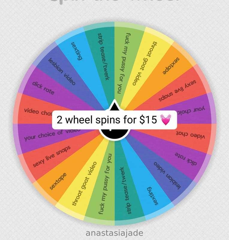 BOGO WHEEL SPINS! tip the campaign or msg me “wheel” to get ..