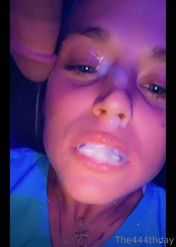 Love recording myself getting my face cummed on