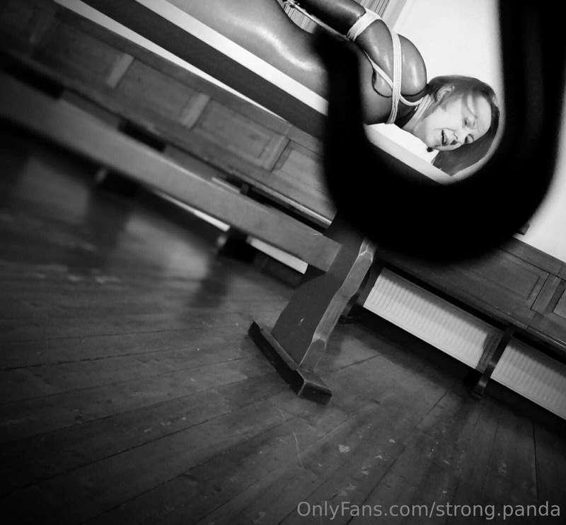 Look of pain? Or joy?