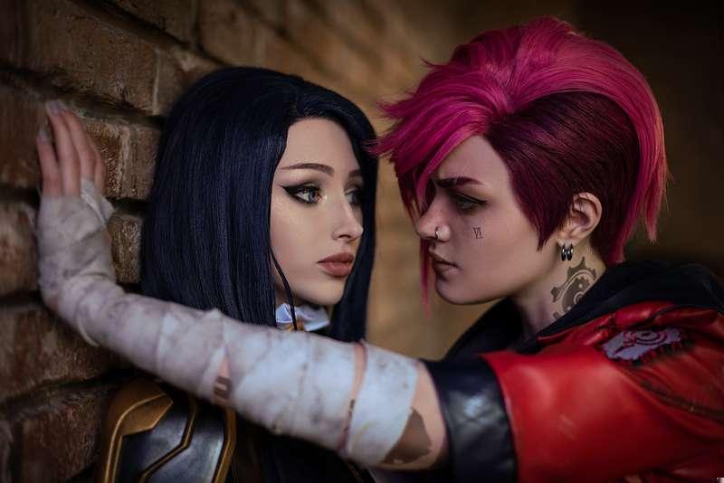 "Arcane" сouple cosplay photoset