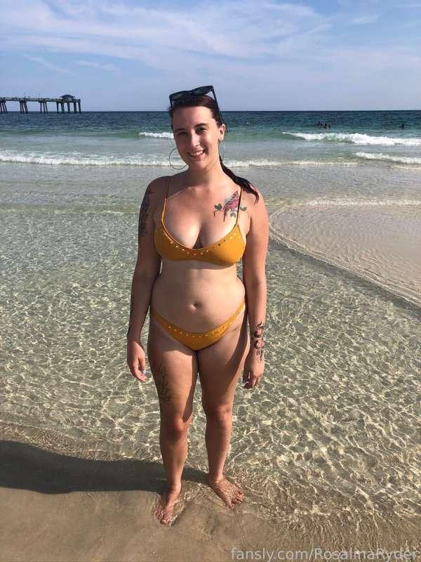 I miss the beach! #bigtits #mommy #tattooed #fyp #tattoo #tattoos #lingerie  #glasses #altbabe #fetish #kink #rosalinaryder