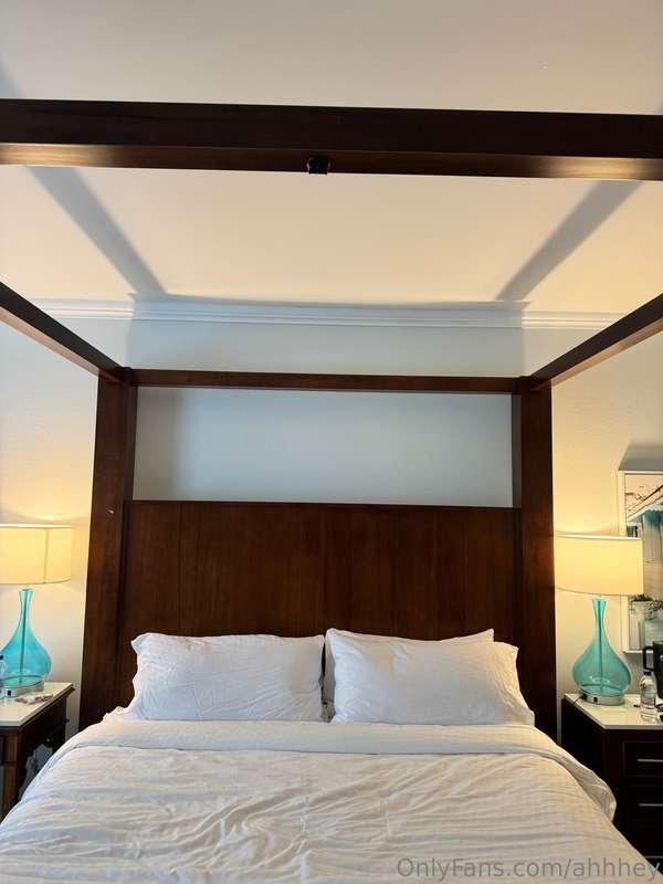 We may have put a GoPro clip on the hotel bed…what should we..